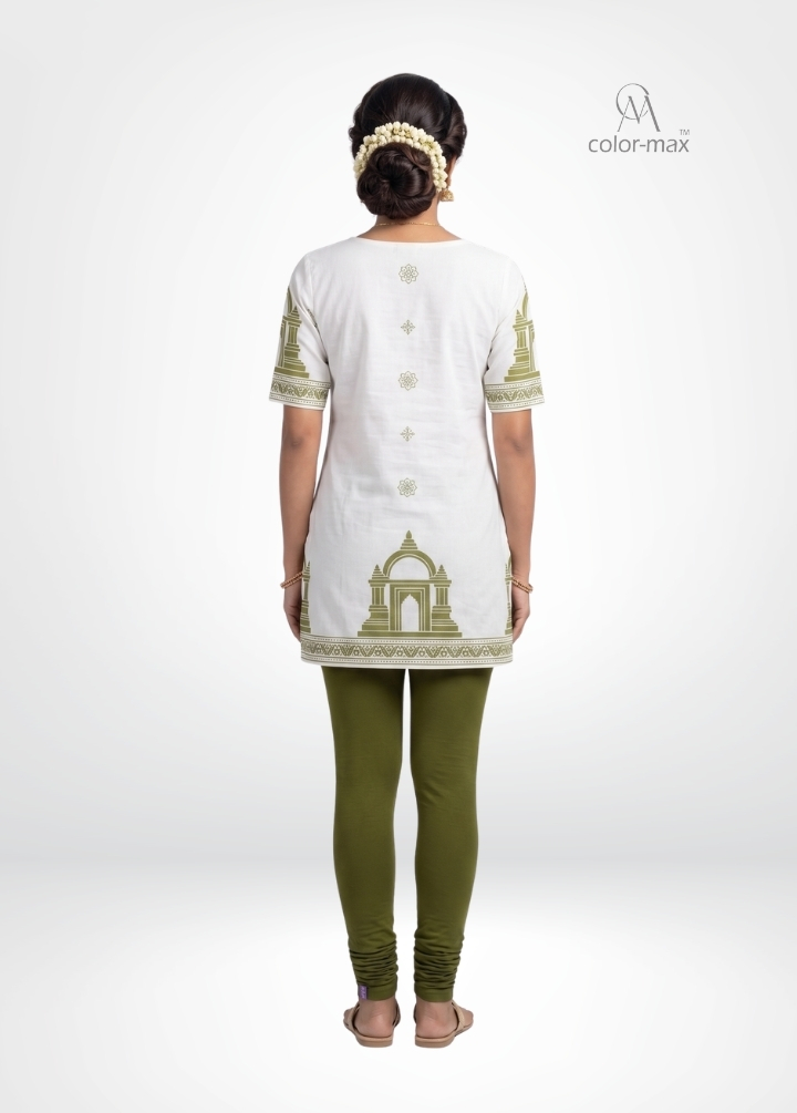 DARK MEHANTI - Premium Cotton Lycra Chudi Leggings - Hover